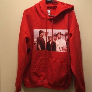 Nwa Hooded Sweat shirt size Large